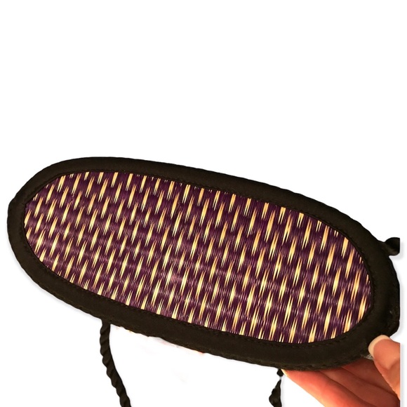 Purple Baskets of Cambodia Handbag Medium size EUC - Picture 4 of 9